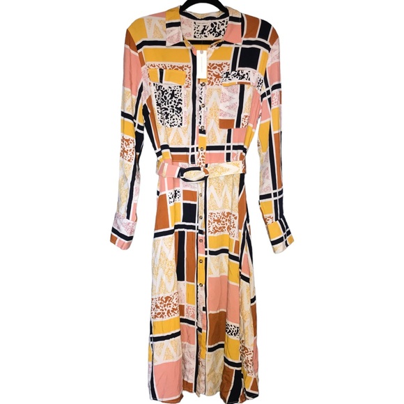 Anthropologie The Odells Nouveau Shirtdress NWT - Picture 2 of 16